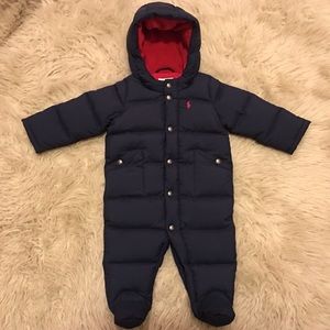 Ralph Lauren Down snowsuit. Size 6 month